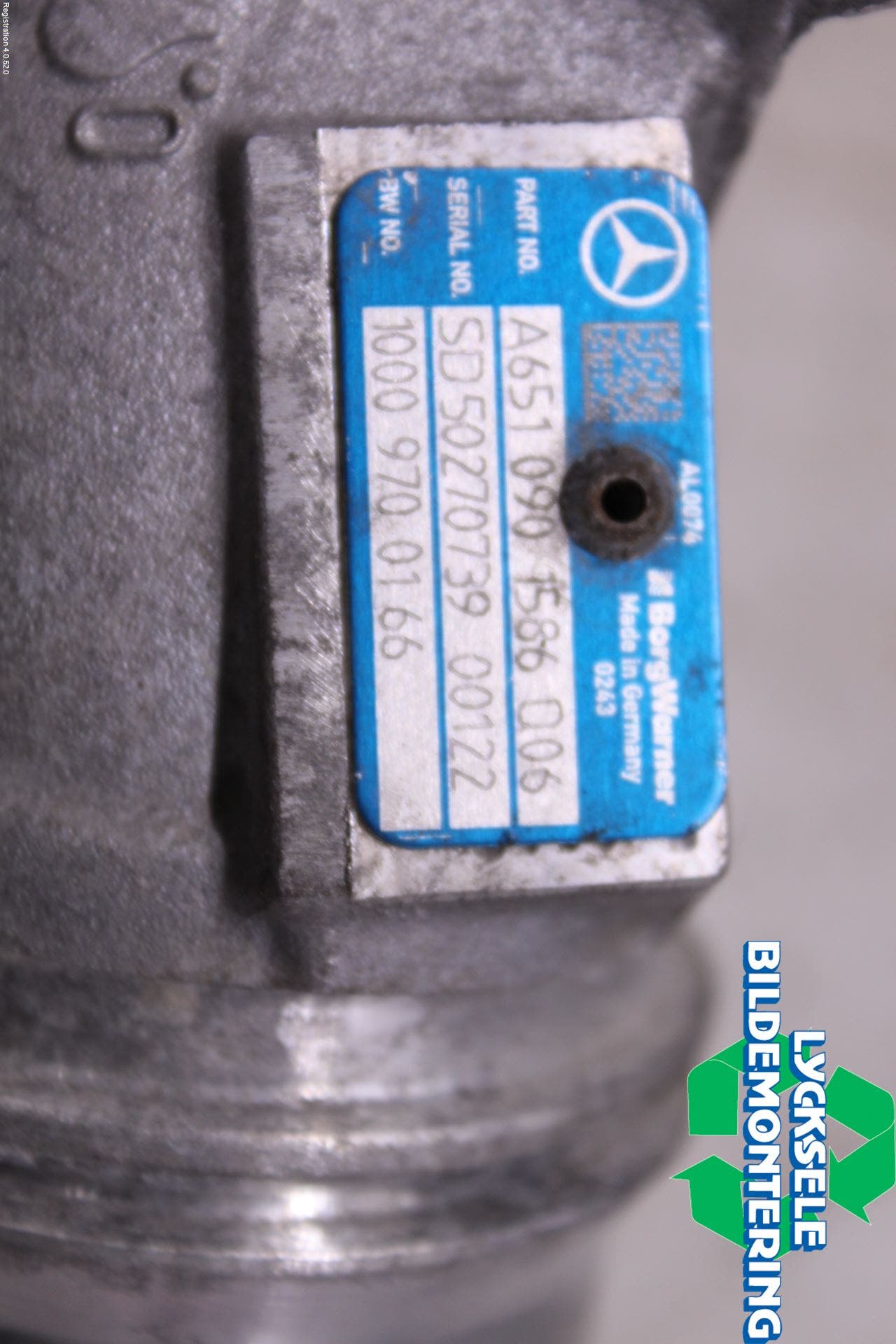 MB GLC-KLASS (X253/C253) 15-22 Turboaggregat