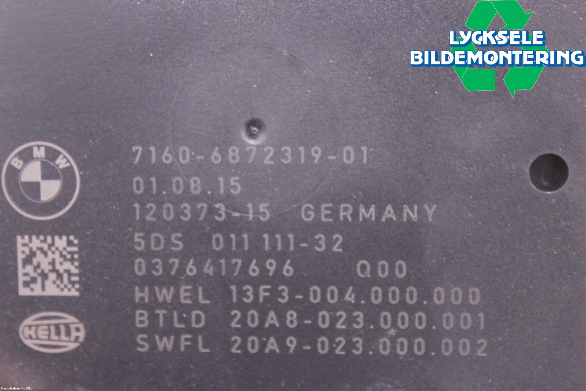 BMW 4 F36 Gran Coupé 14-20 Styrenhet Dragkrok