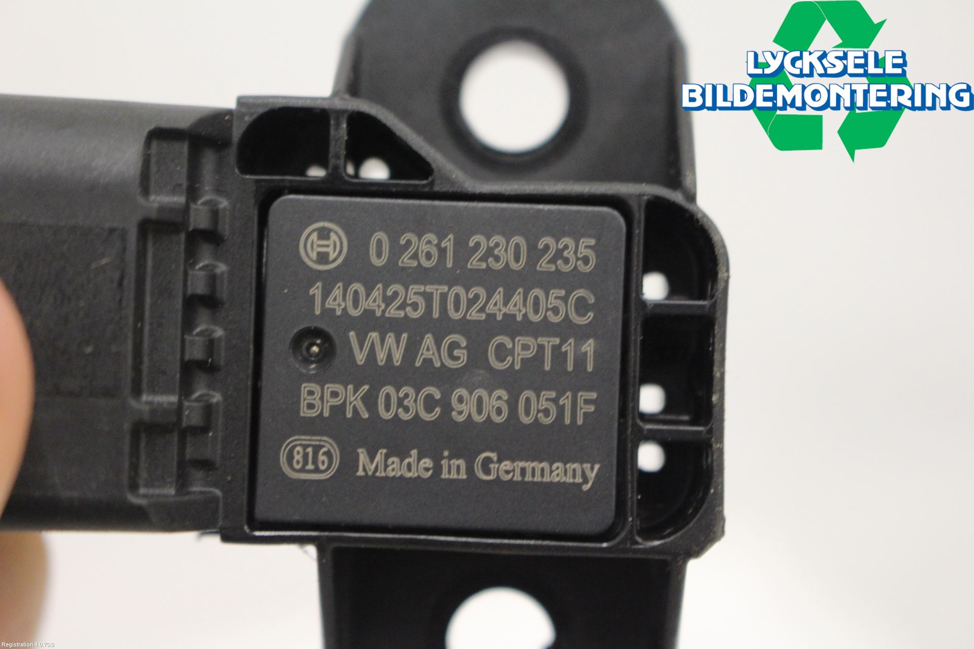 Volkswagen VW TRANSP/CARAVELLE (T5) 04-15 Givare Laddluftstryck