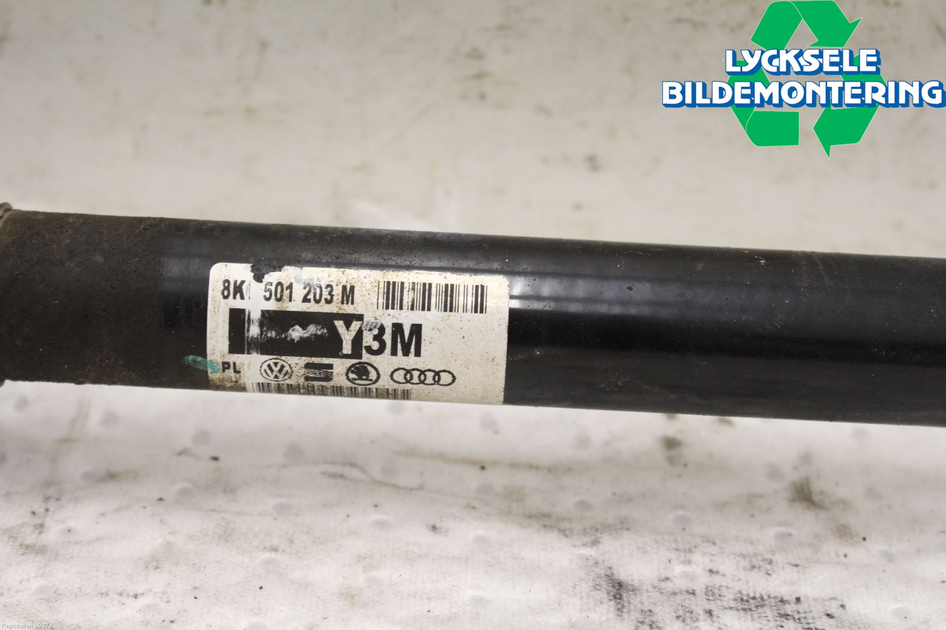 Audi A4 12-15 Drivaxel Bak Höger