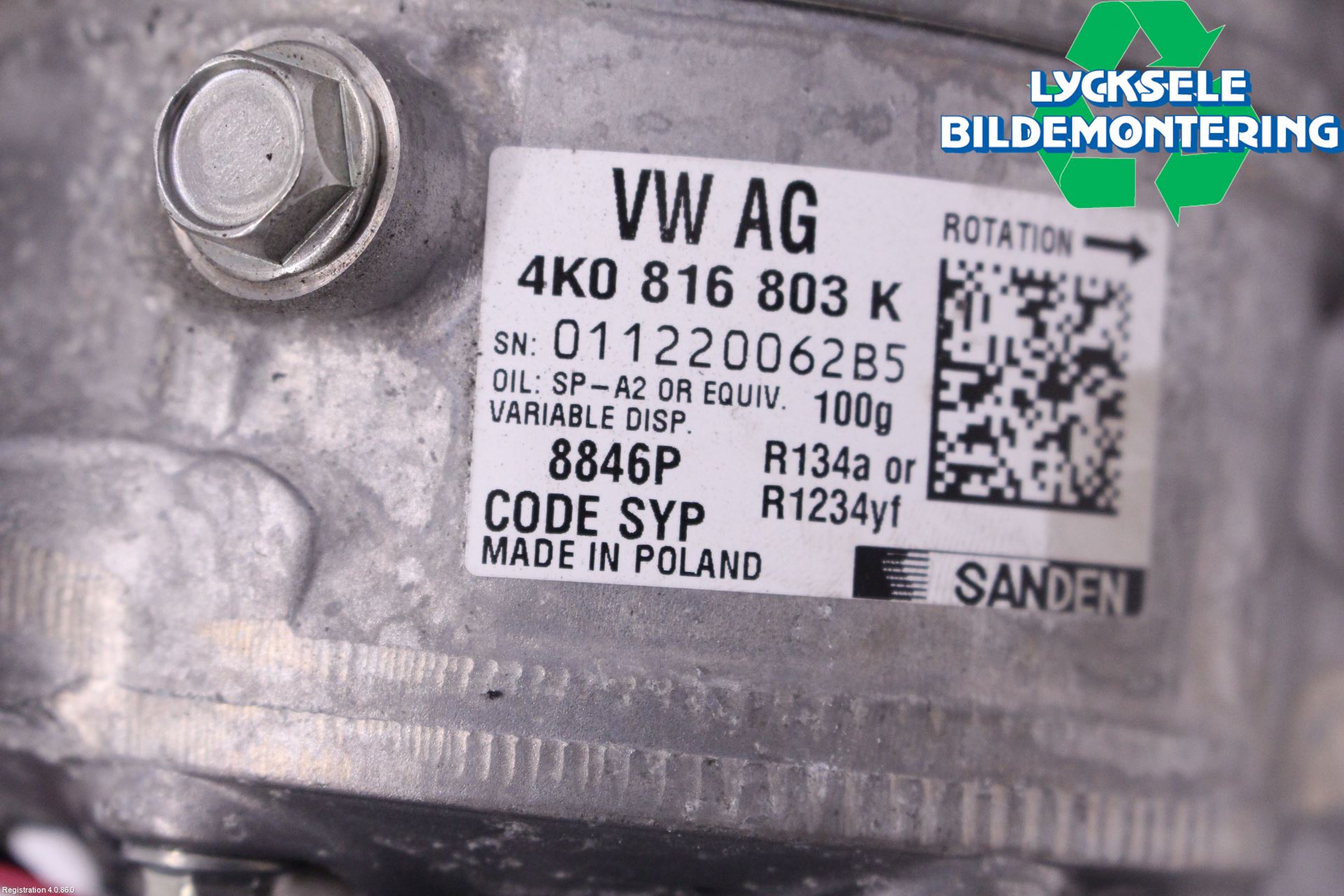 Audi A6 F2/C8 19- Ac Kompressor