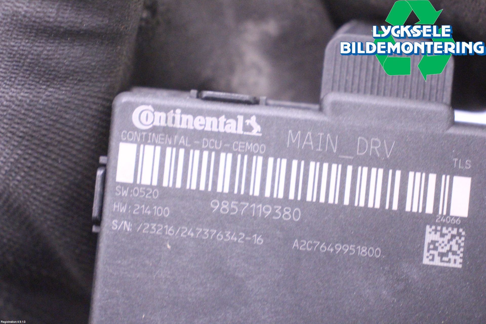 Opel ASTRA L 22- Styrenhet Dörr