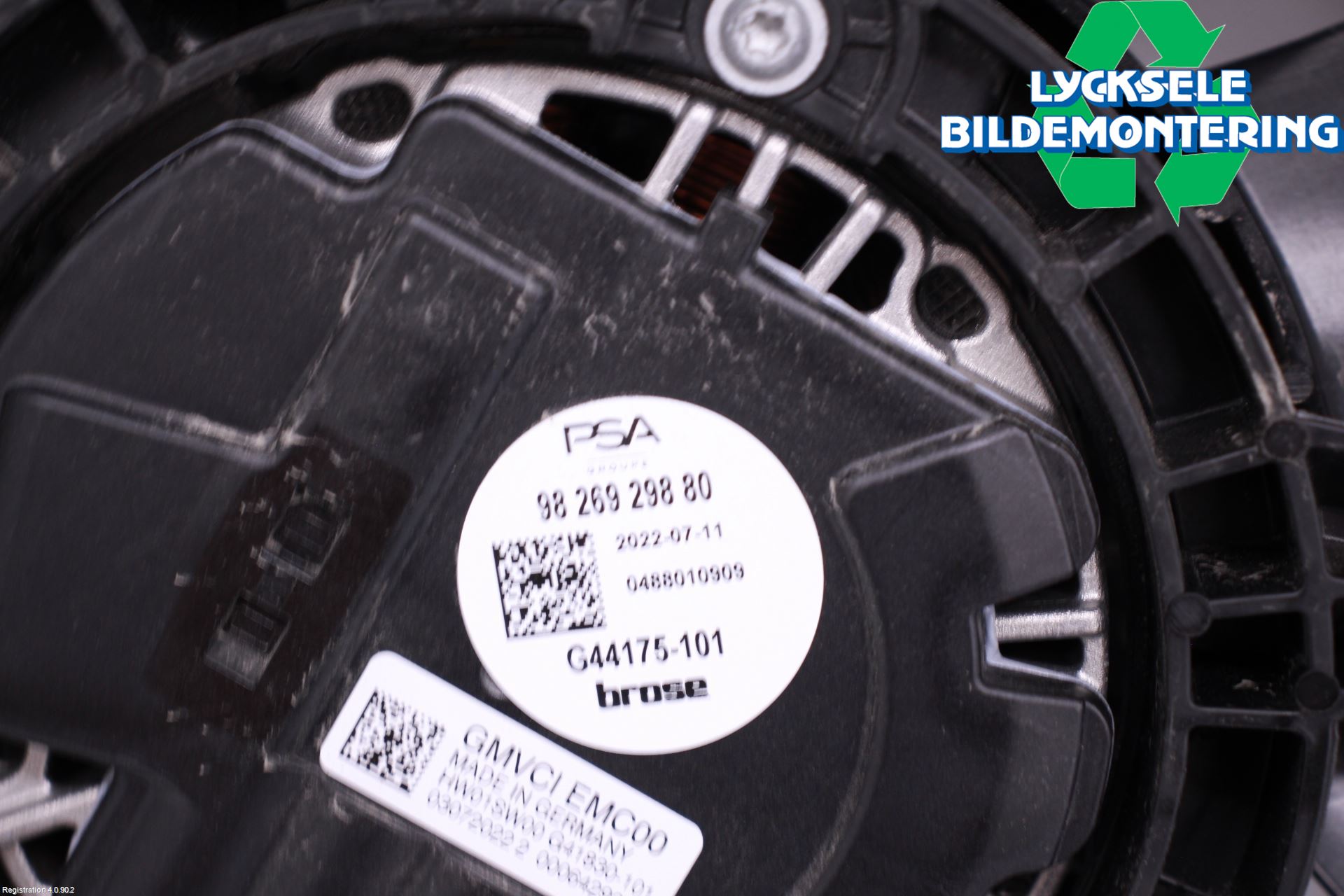 Citroen C4/E-C4 C4X/E-C4X III 21- Kylfläkt El