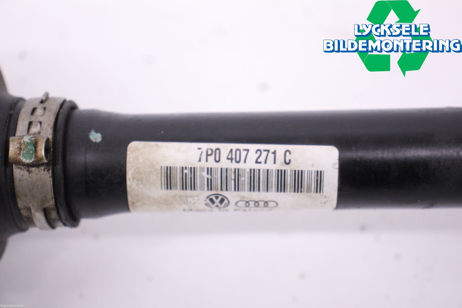 Volkswagen VW TOUAREG 7P 11-18 Drivaxel Fram Vänster