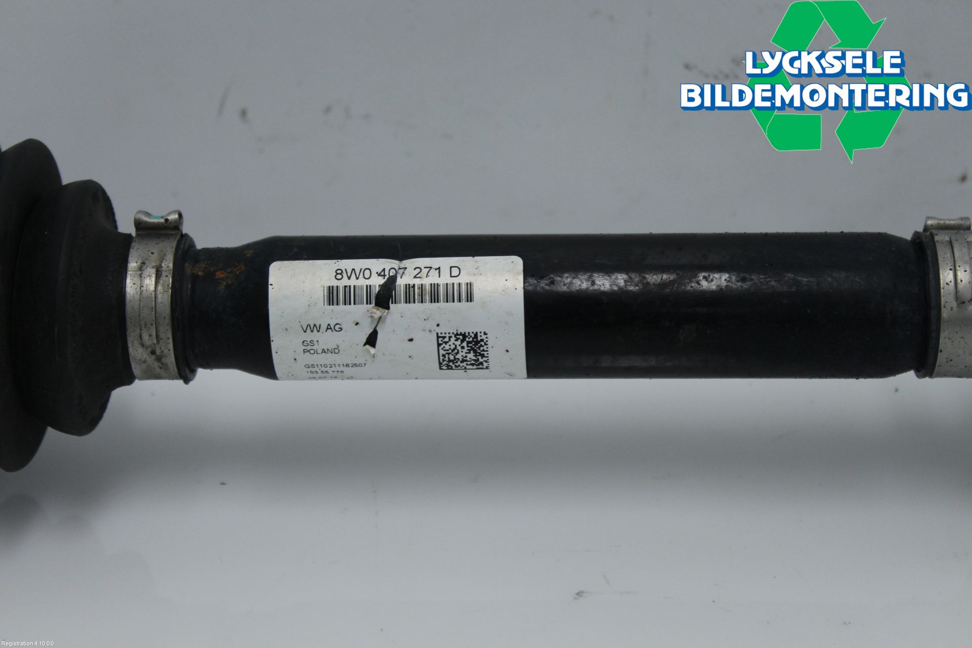 Audi A4/S4 B9 16-19 Drivaxel Fram Vänster