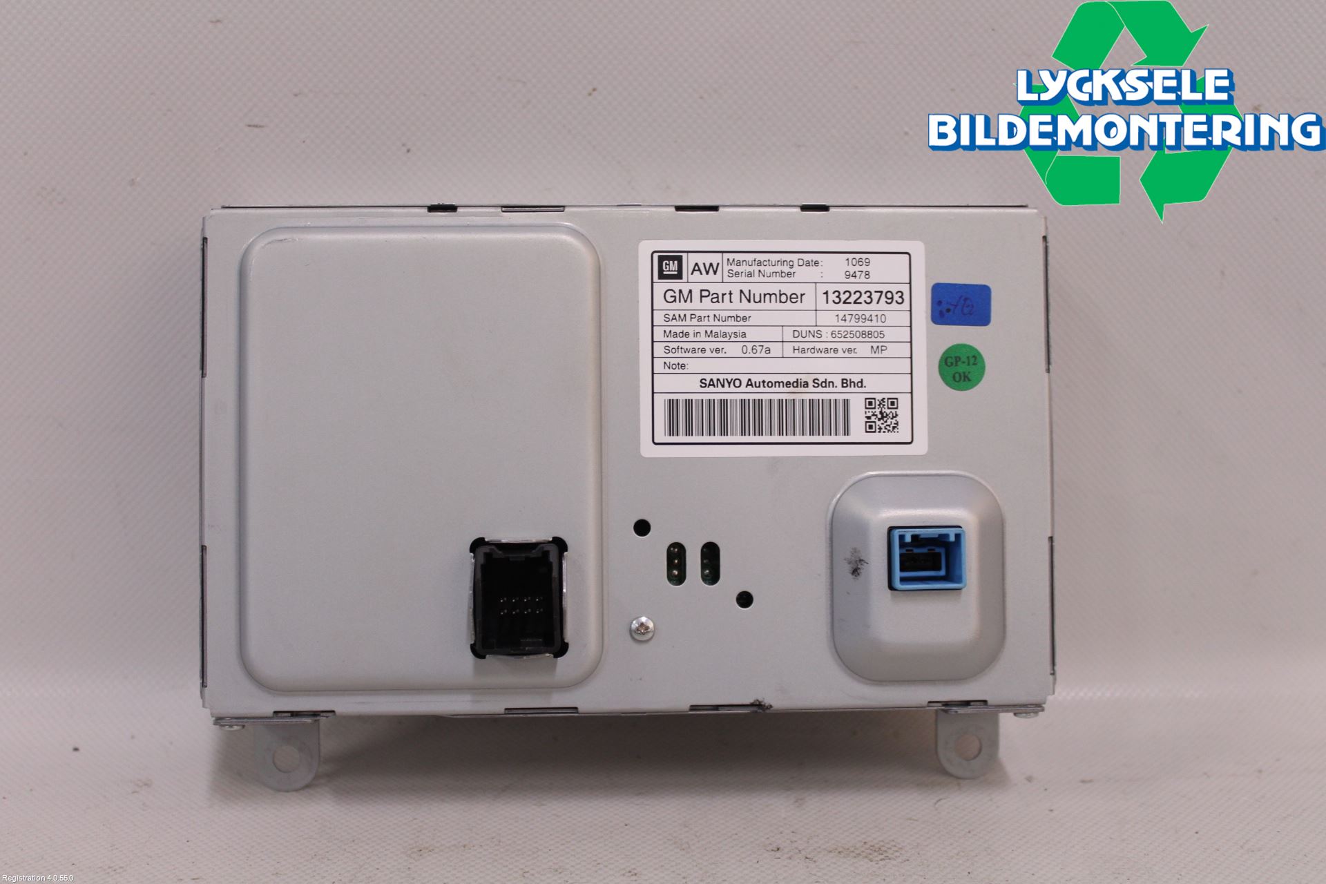 Opel INSIGNIA 09-16 Bildskärm