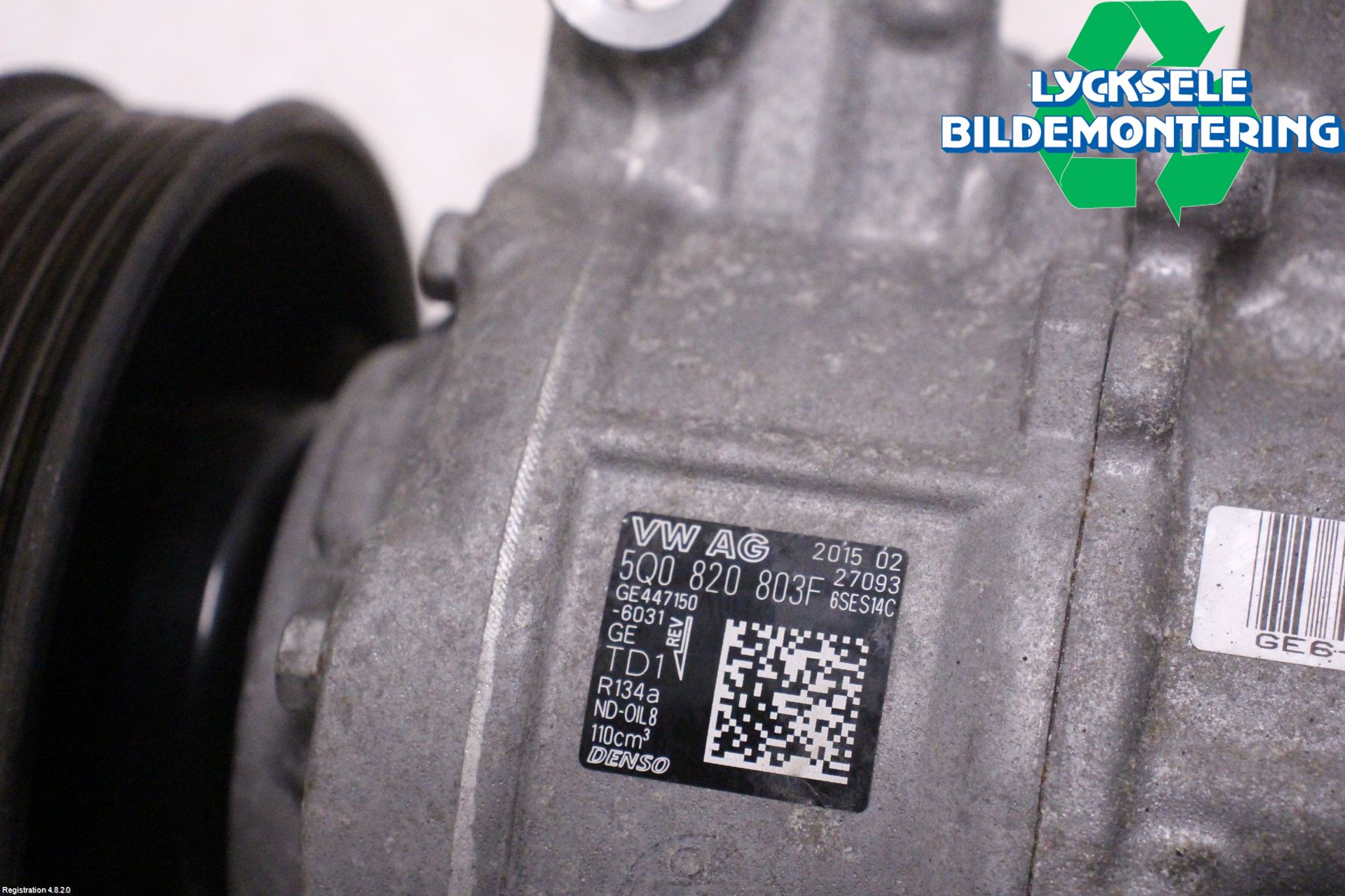 Volkswagen VW GOLF / E-GOLF VII 13-20 Ac Kompressor