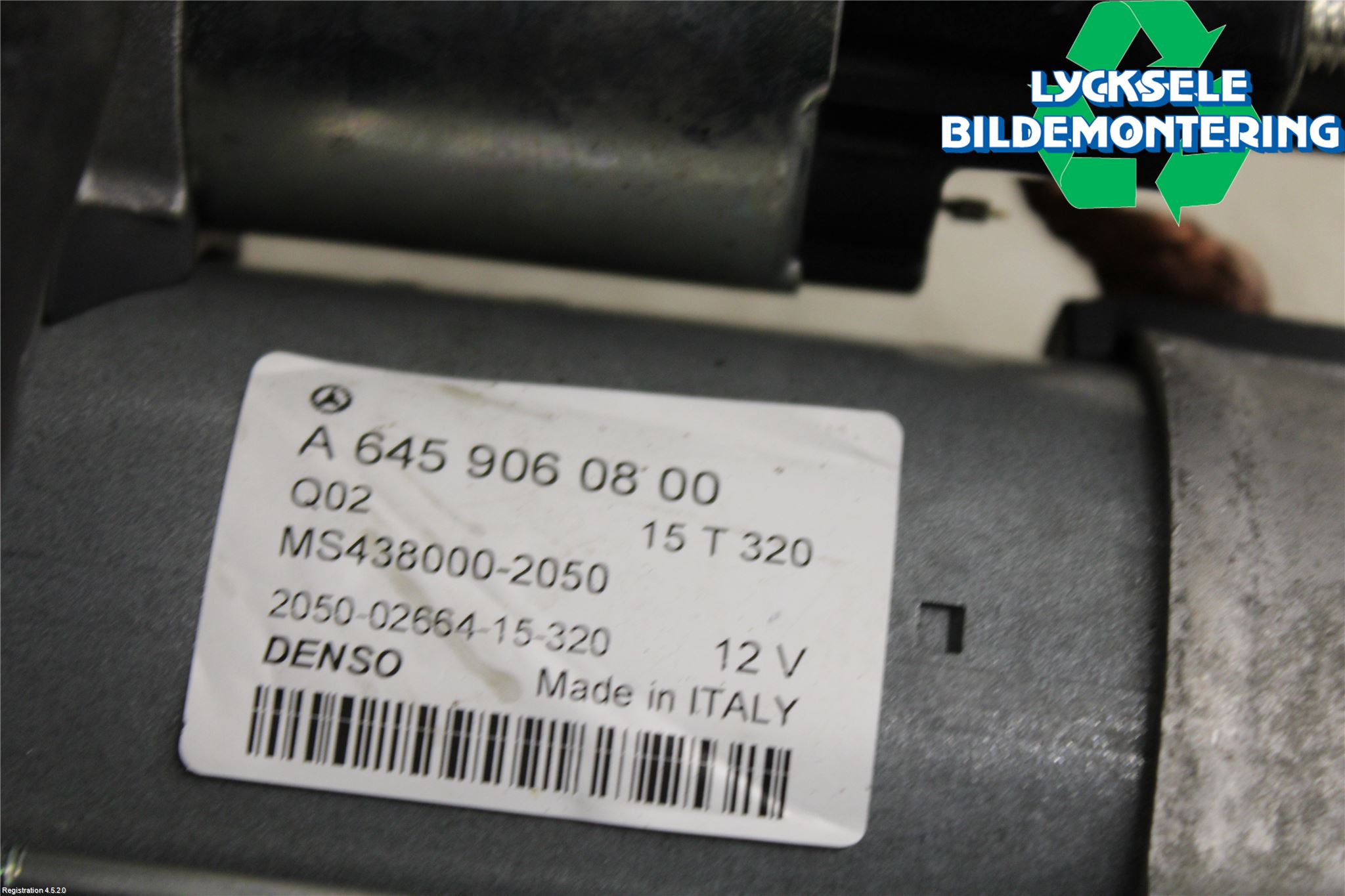 Mercedes-Benz MB B-KLASS (W246/W242) 12-19 Startmotor Diesel