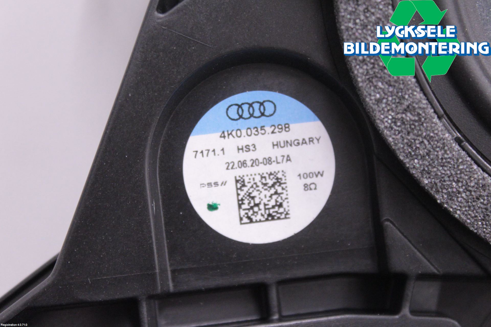 Audi A7 Sportback 4K 18- Högtalare