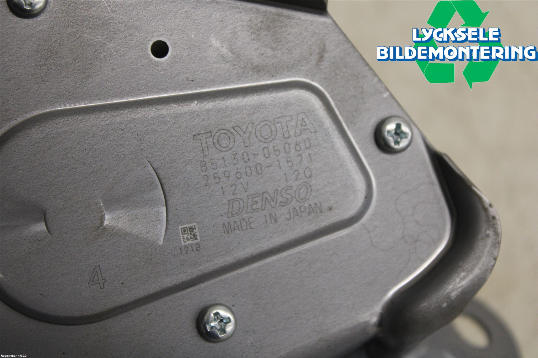 Toyota AVENSIS 09-15 Torkarmotor Baklucka