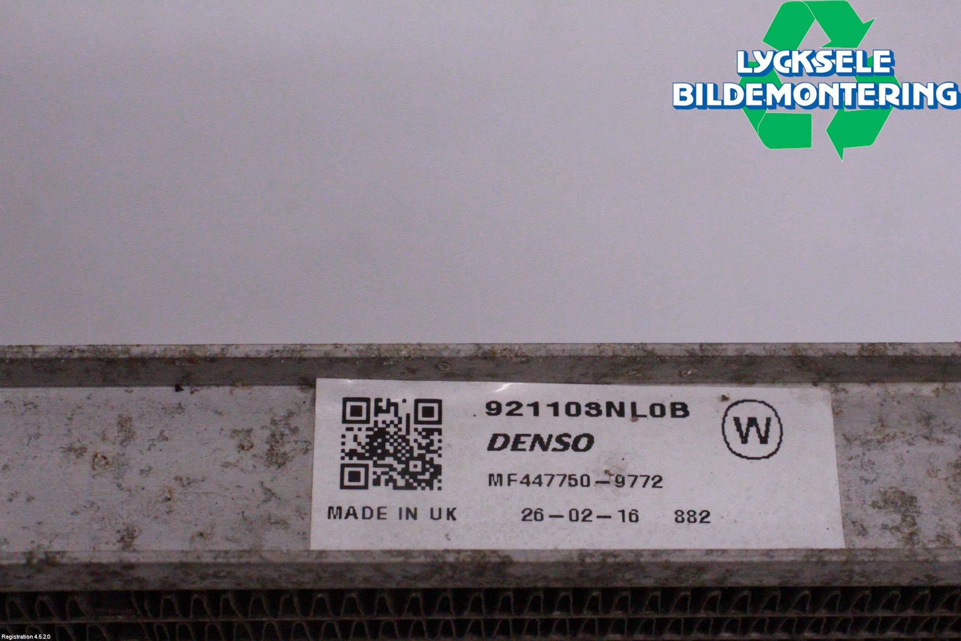 Nissan LEAF 11-17 Ac Kondensor-Kylare