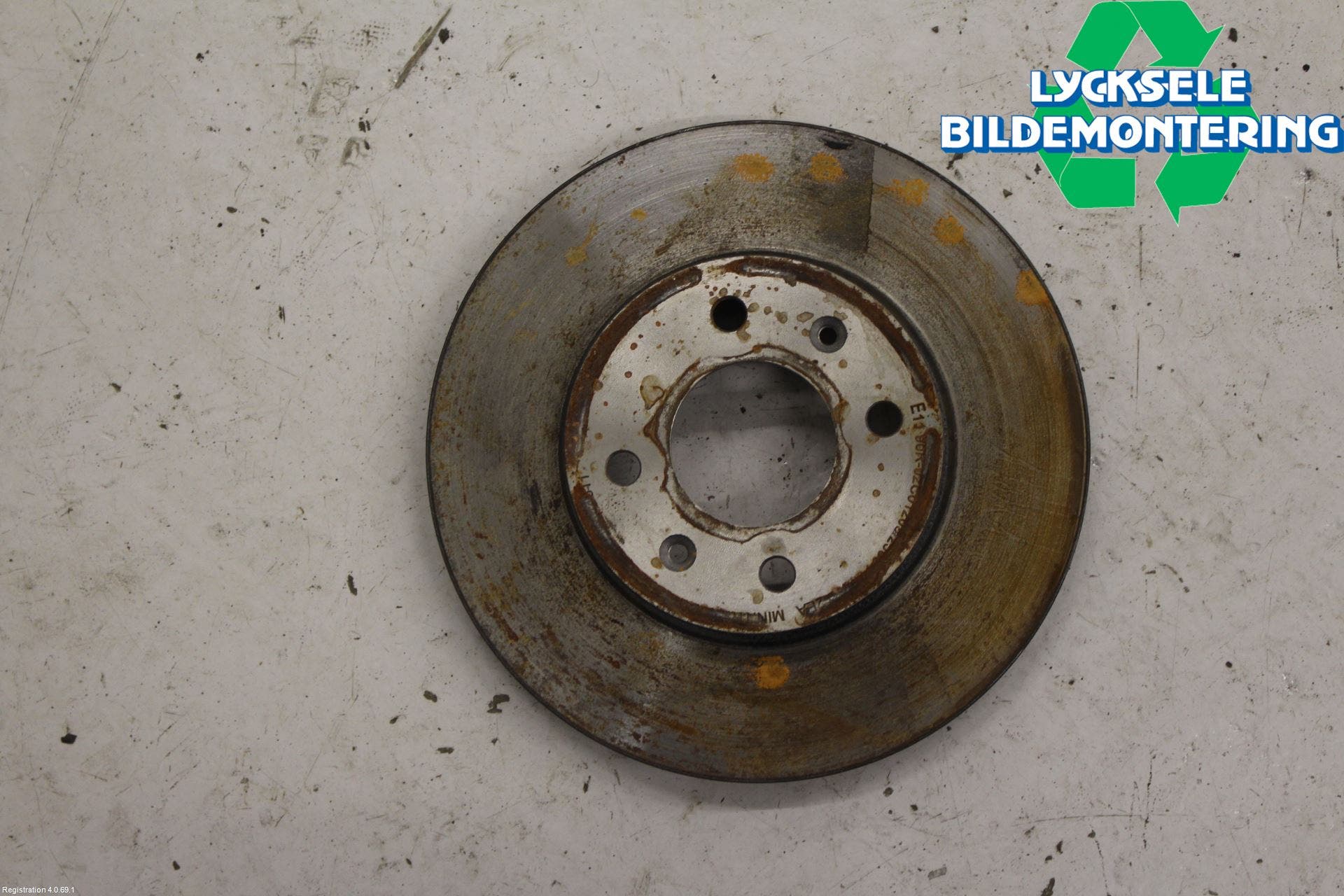 Hyundai i20 PB 09-14 Bromsskiva Fram