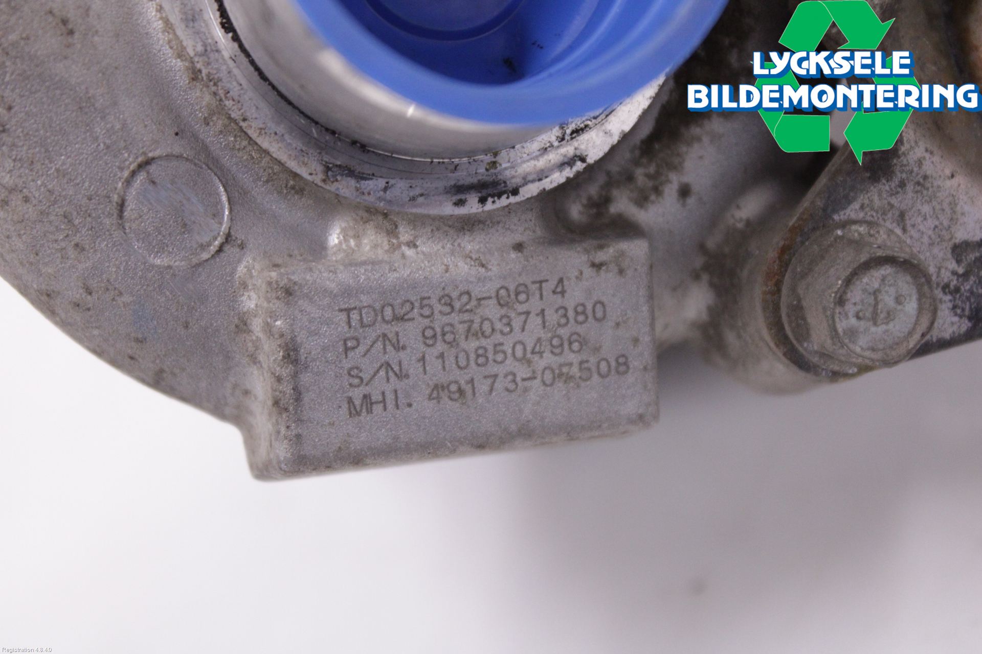 Peugeot PARTNER 08-15 Turboaggregat