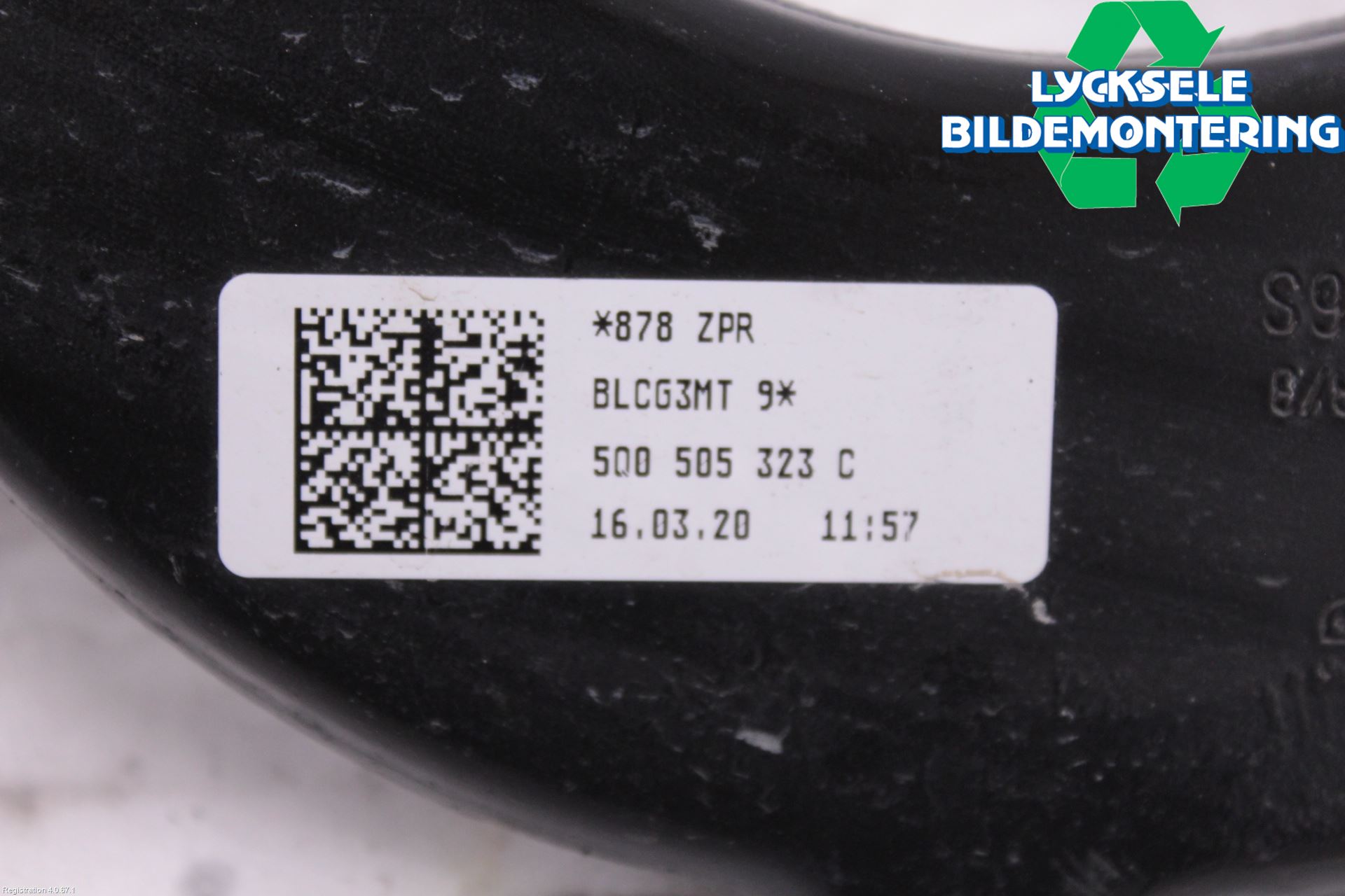 Volkswagen VW GOLF / E-GOLF VII 13-20 Bärarm Bak Övre Vänster