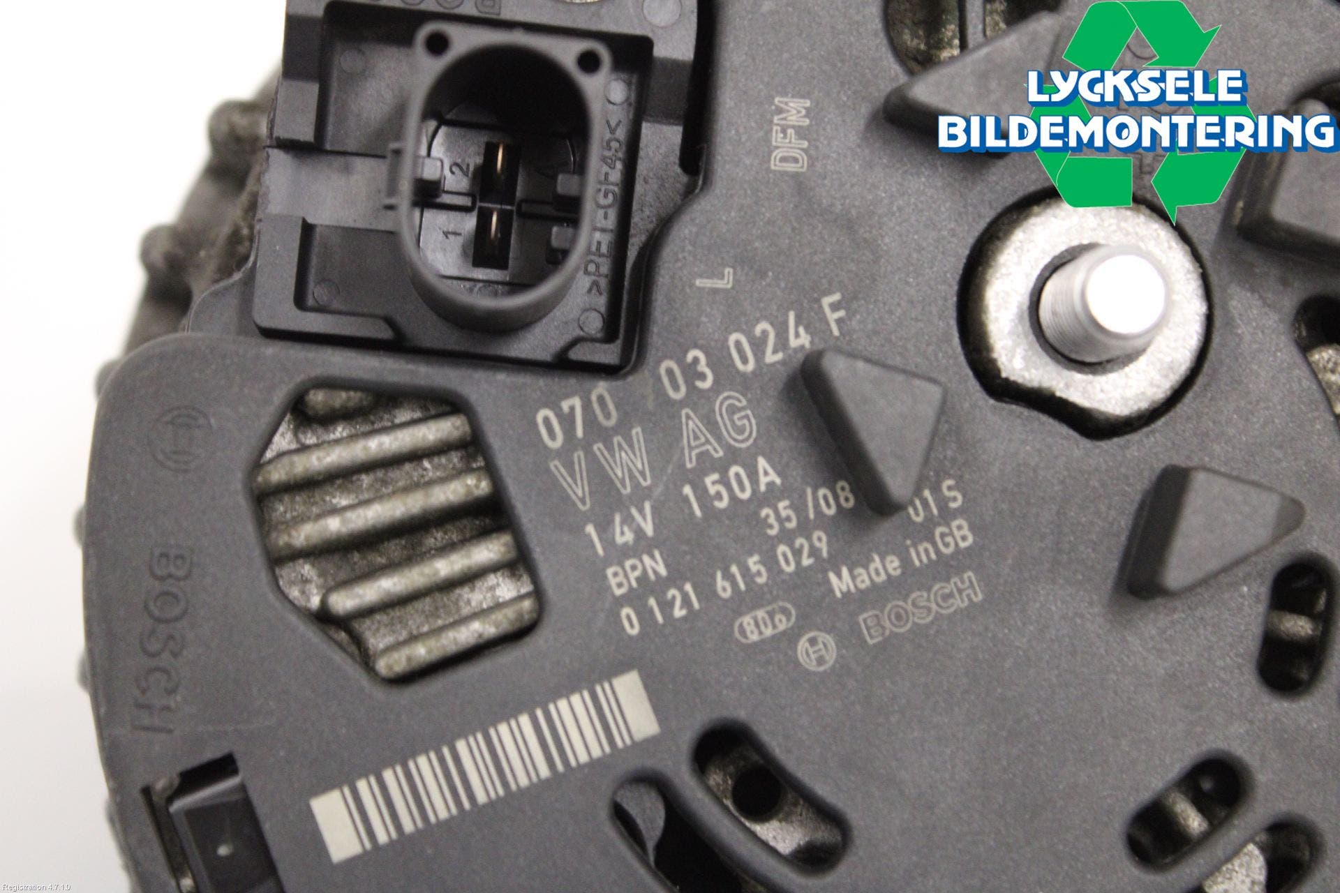 Volkswagen VW TRANSP/CARAVELLE (T5) 04-15 Generator