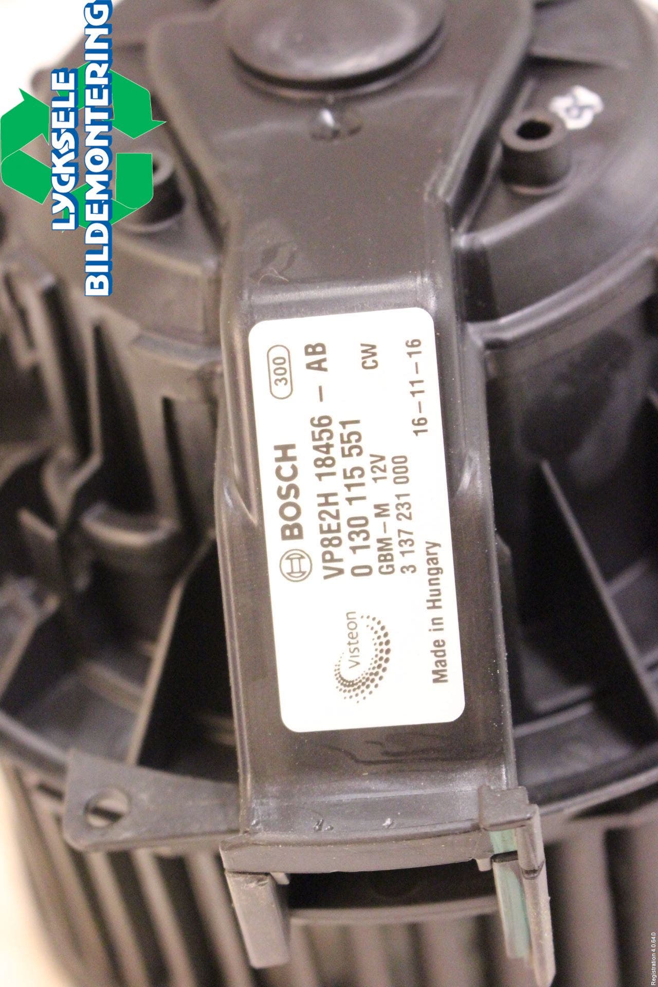 Ford FIESTA 13-17 Ac Värmefläkt