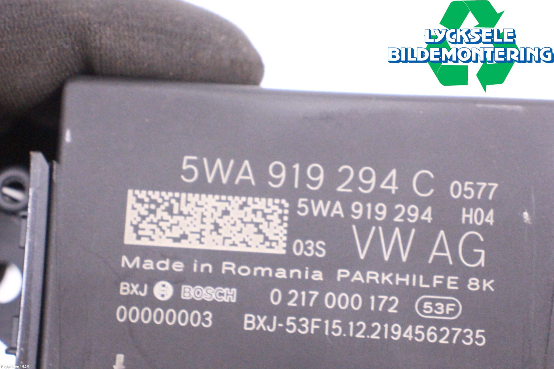 Volkswagen VW GOLF / E-GOLF VIII 20- Styrenhet Parkeringshjälp