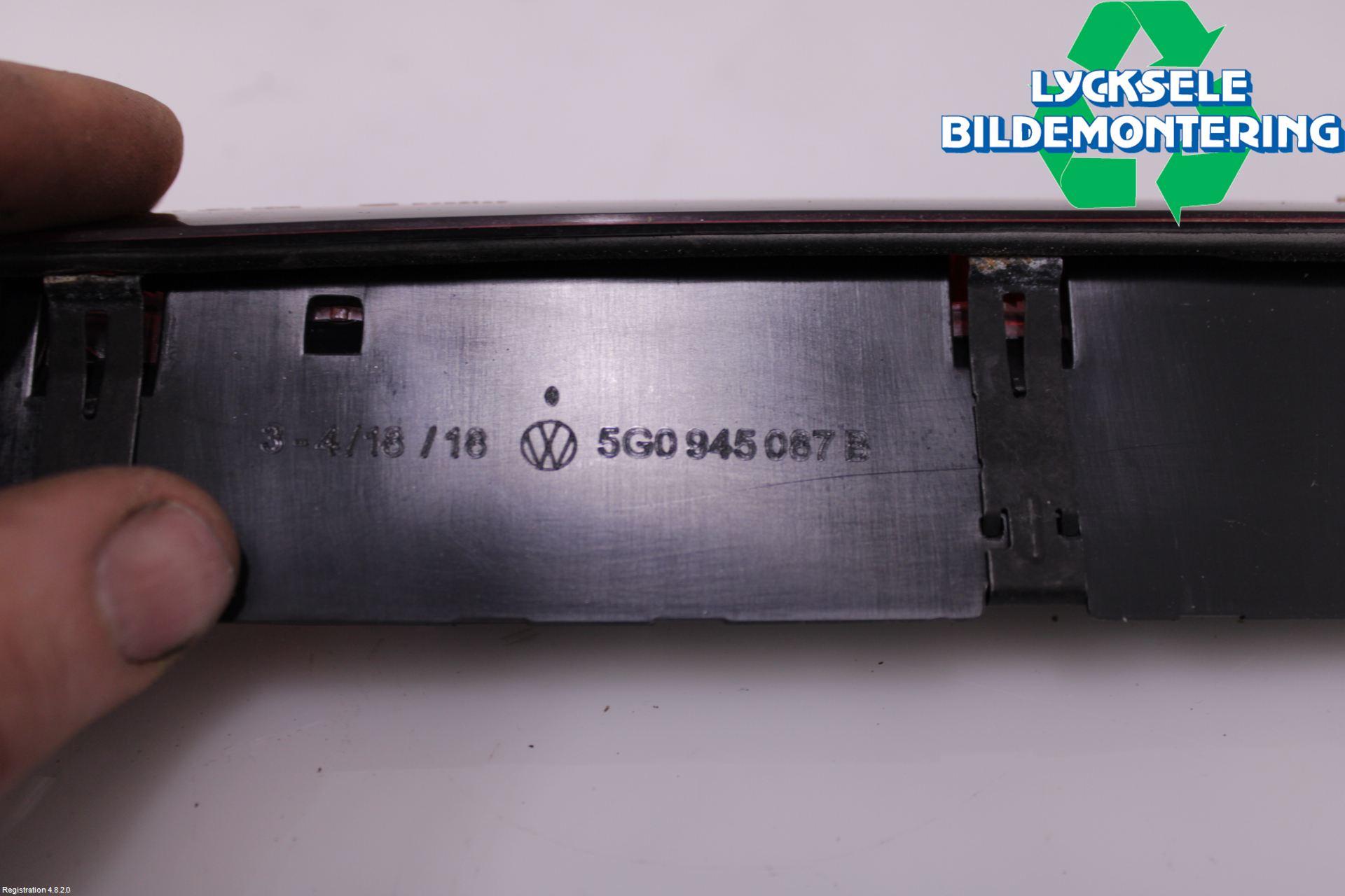 Volkswagen VW GOLF / E-GOLF VII 13-20 Bromsljus Bakruta