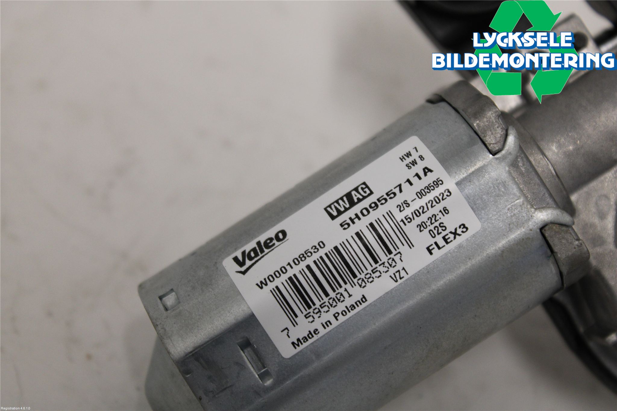 Volkswagen VW ID.4 21- Torkarmotor Baklucka