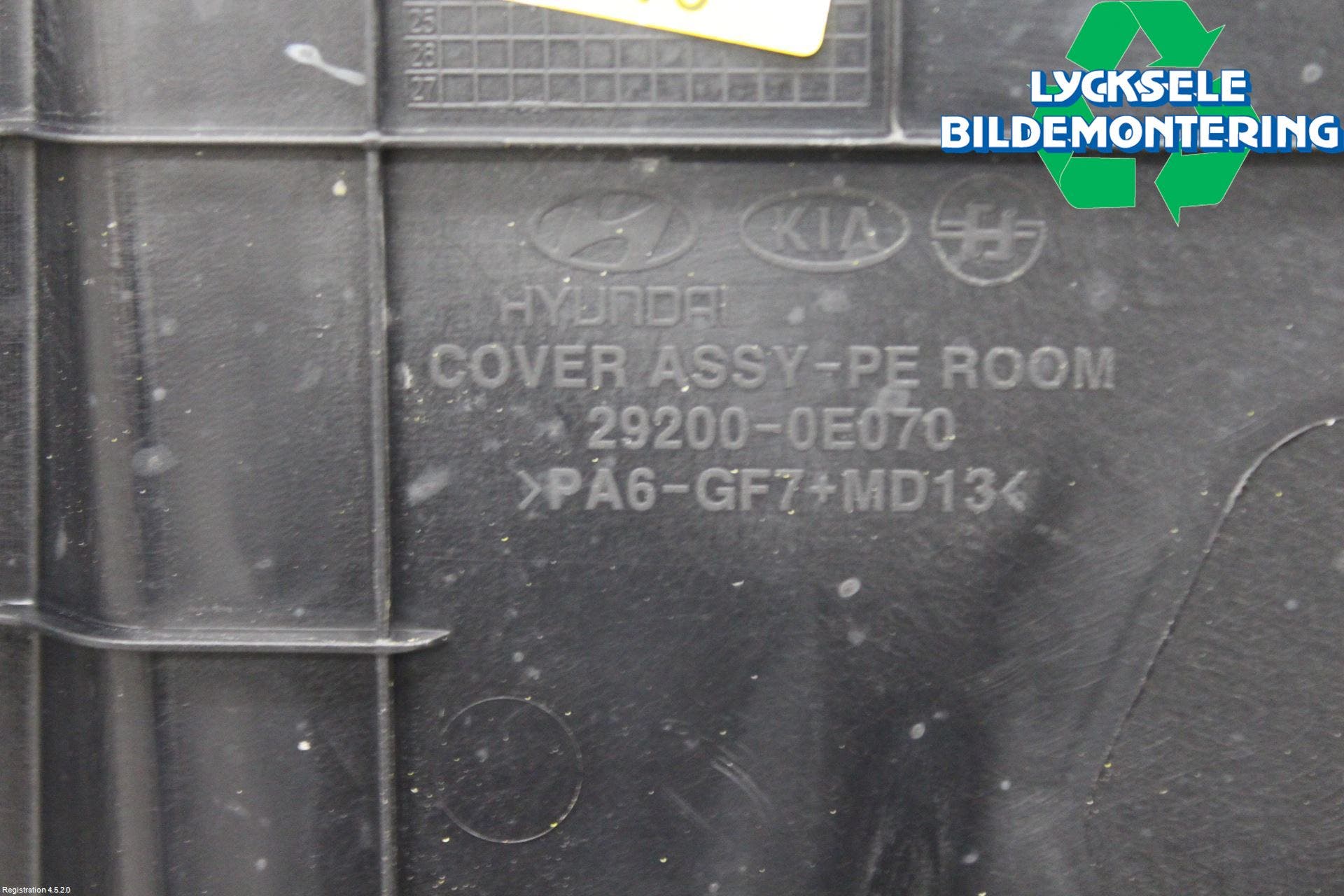 Kia NIRO (DE) 17-22 Motorkåpa