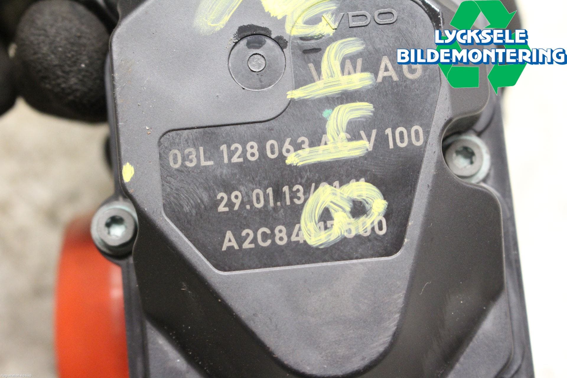 Audi A4 12-15 Injspjällhus