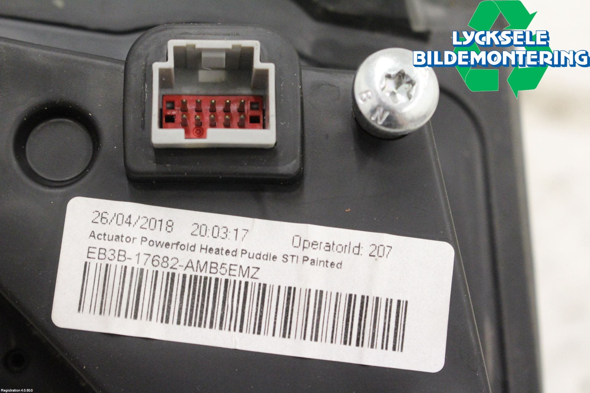 Ford RANGER EU 12-23 Spegel Yttre El Hö