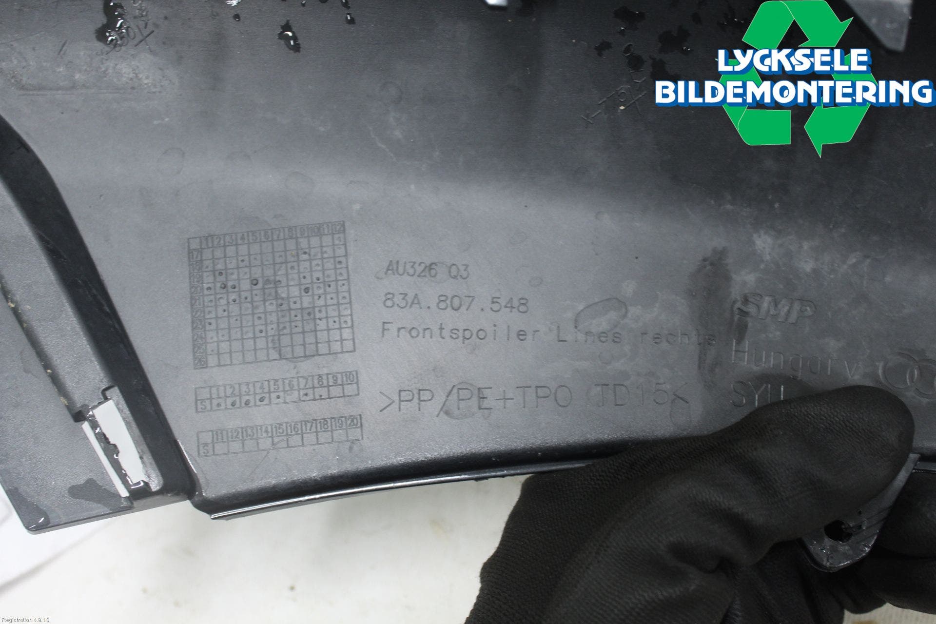 Audi Q3 F3 19- Spoiler Fram