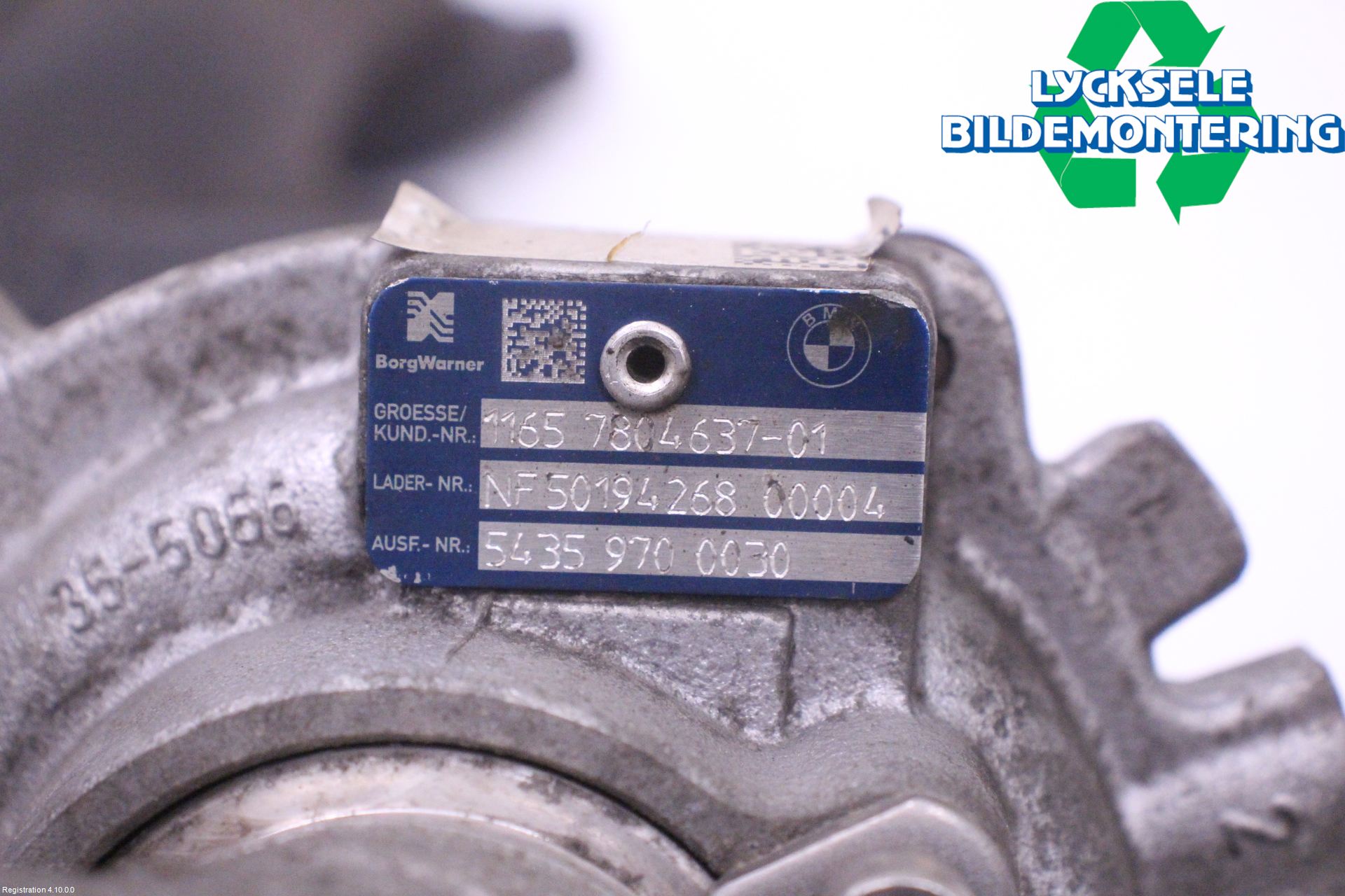 BMW X1 E84 10-15 Turboaggregat