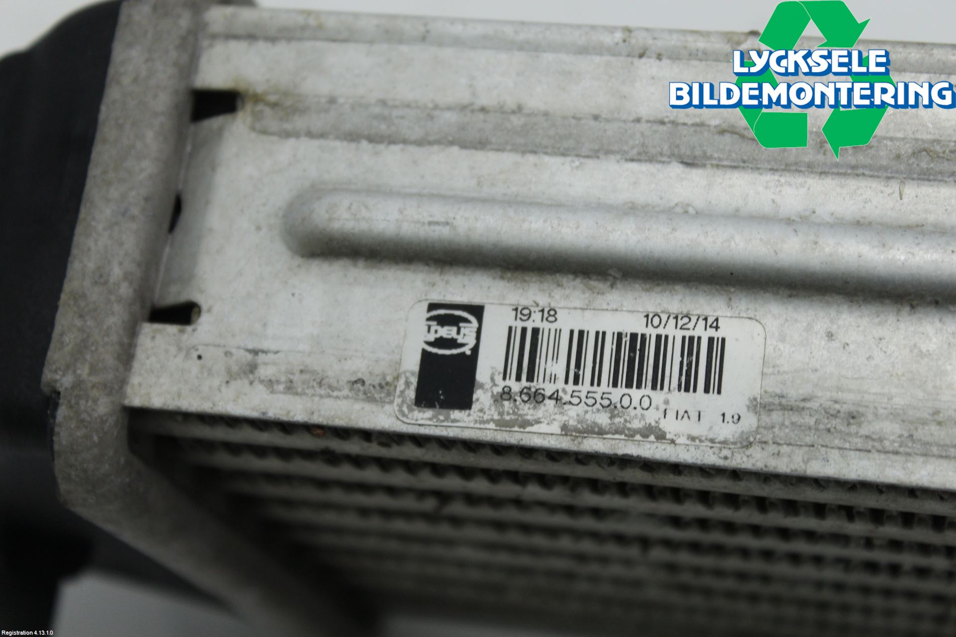 Fiat DOBLO CARGO Laddluft-Intercooler Kyl