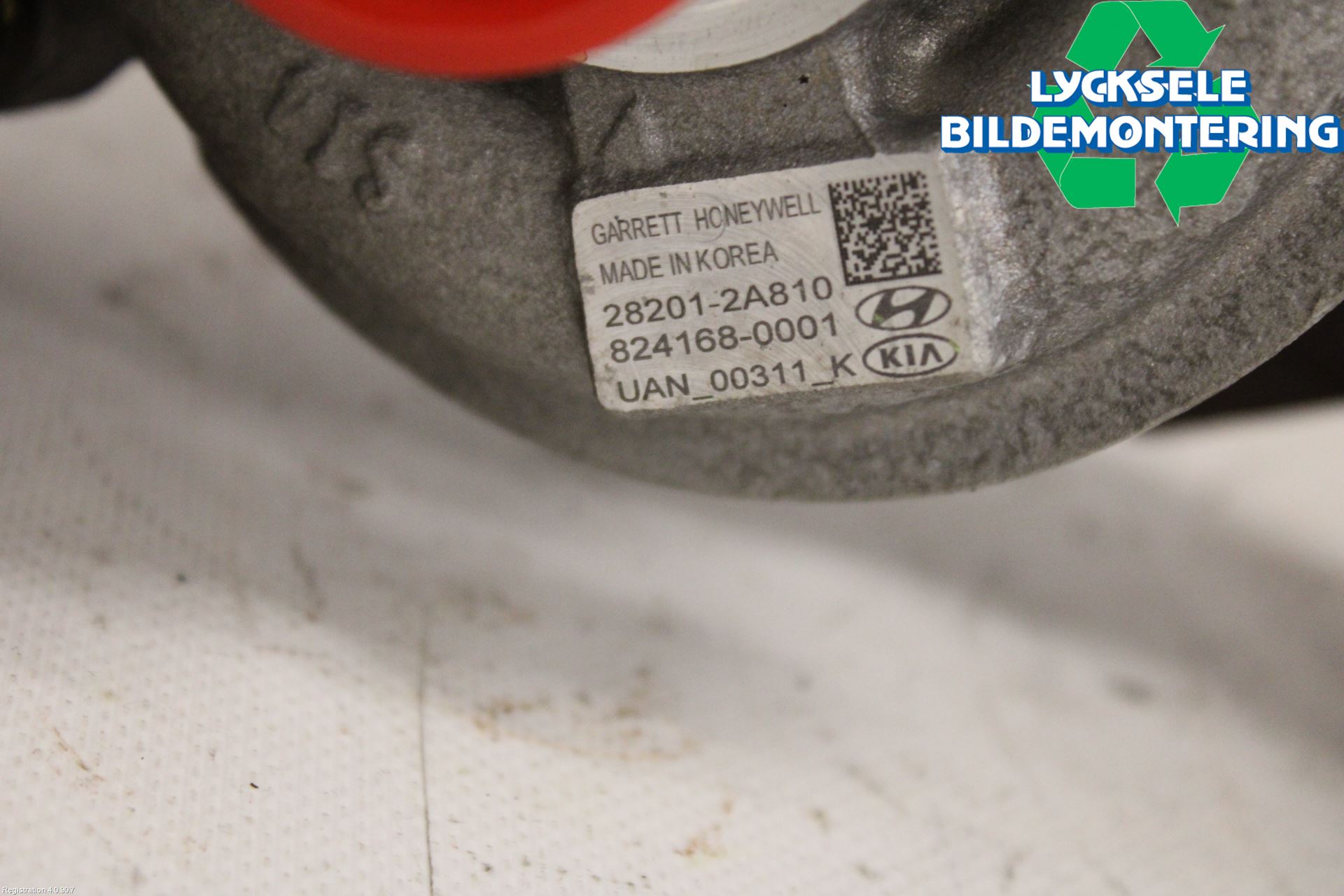 Kia OPTIMA 16-20 Turboaggregat