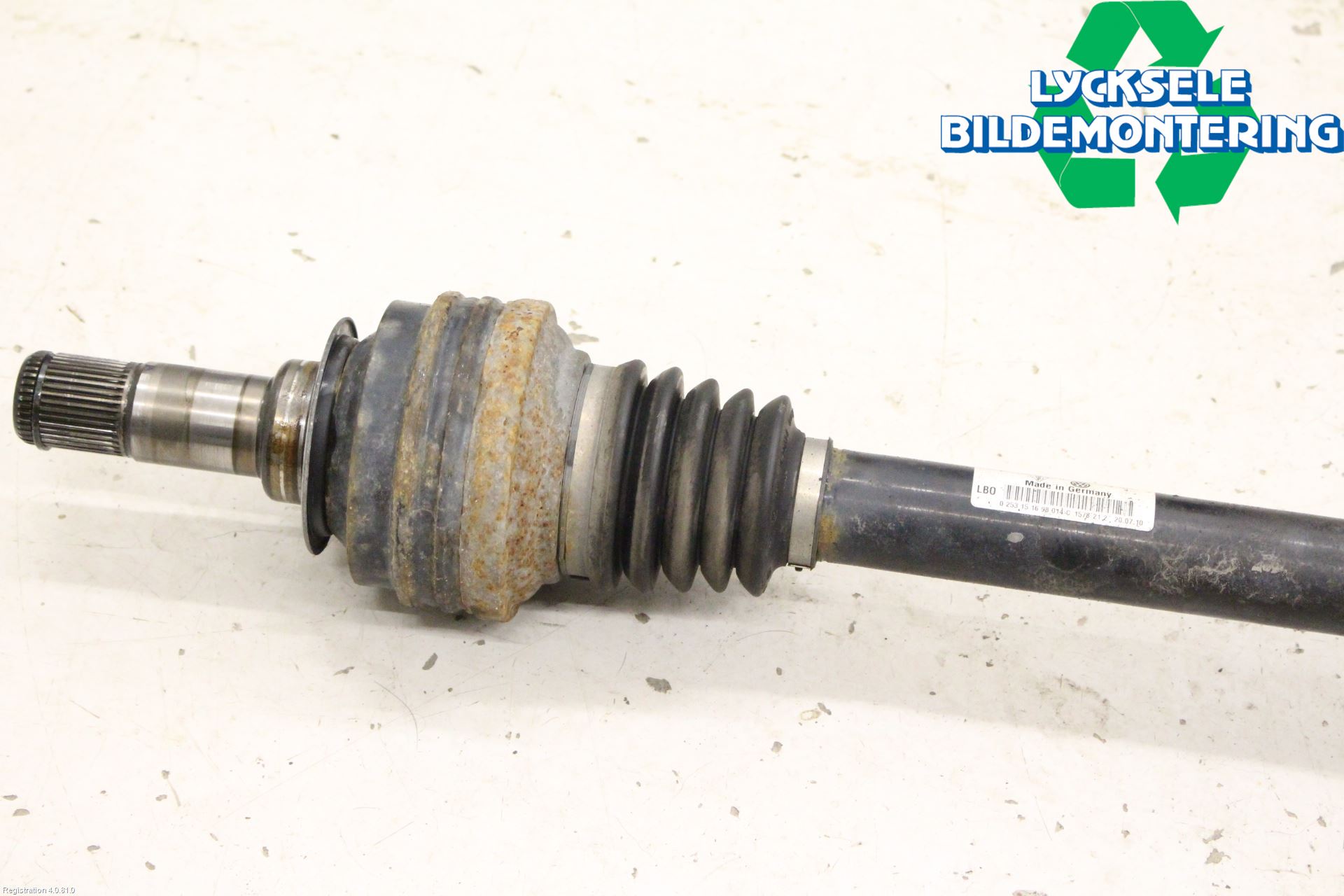 Volkswagen VW TOUAREG 7L 03-10 Drivaxel Bak Höger