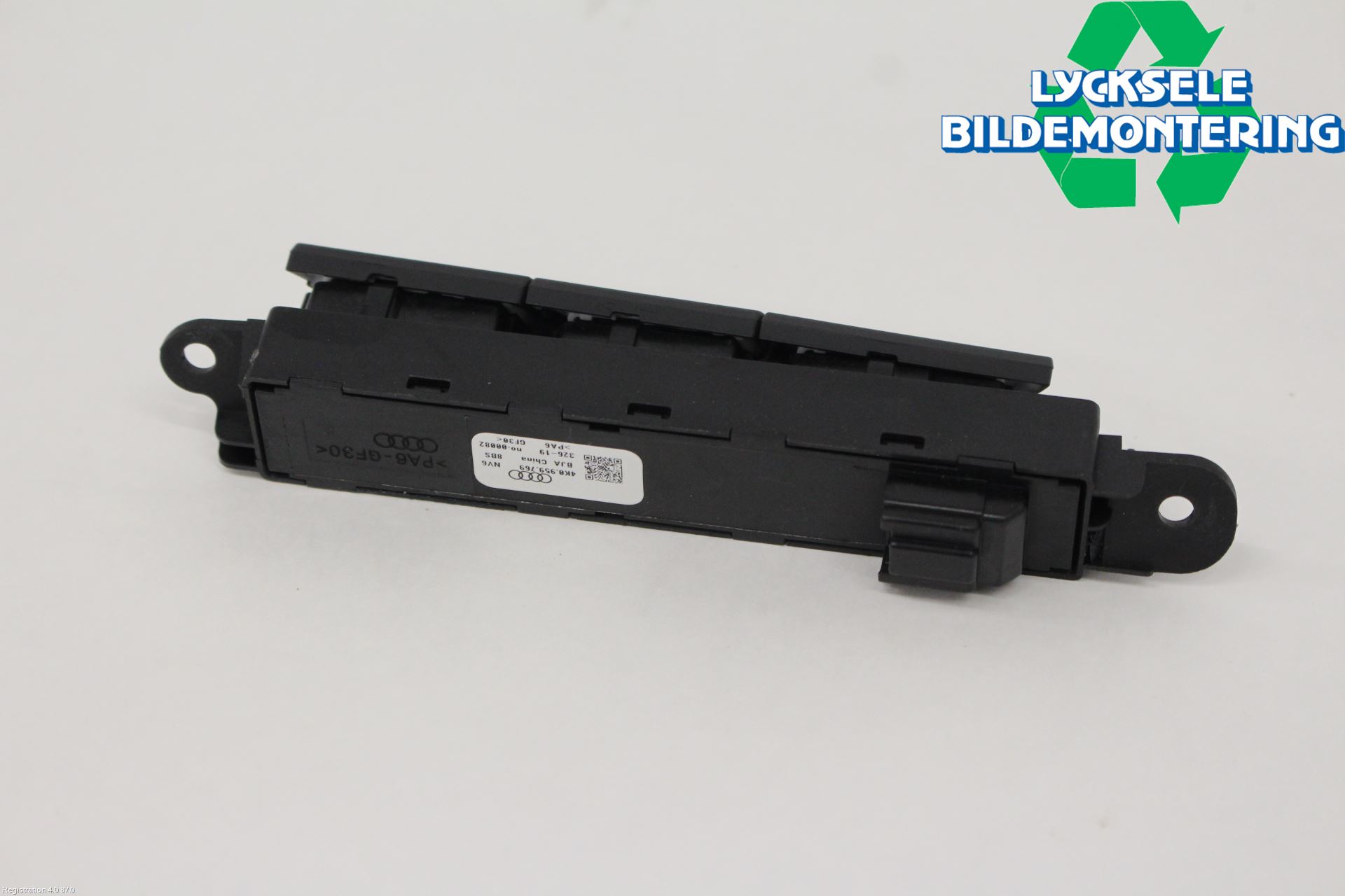 Audi E-TRON, S GE 19- Strömställare Stolregler