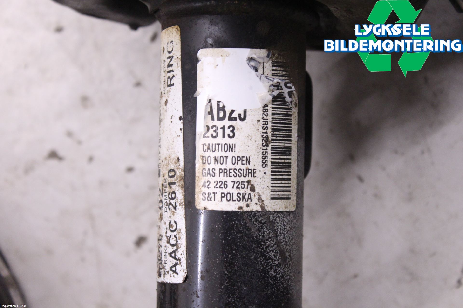 Opel ASTRA J 10-15 Fjäderben Fram Höger