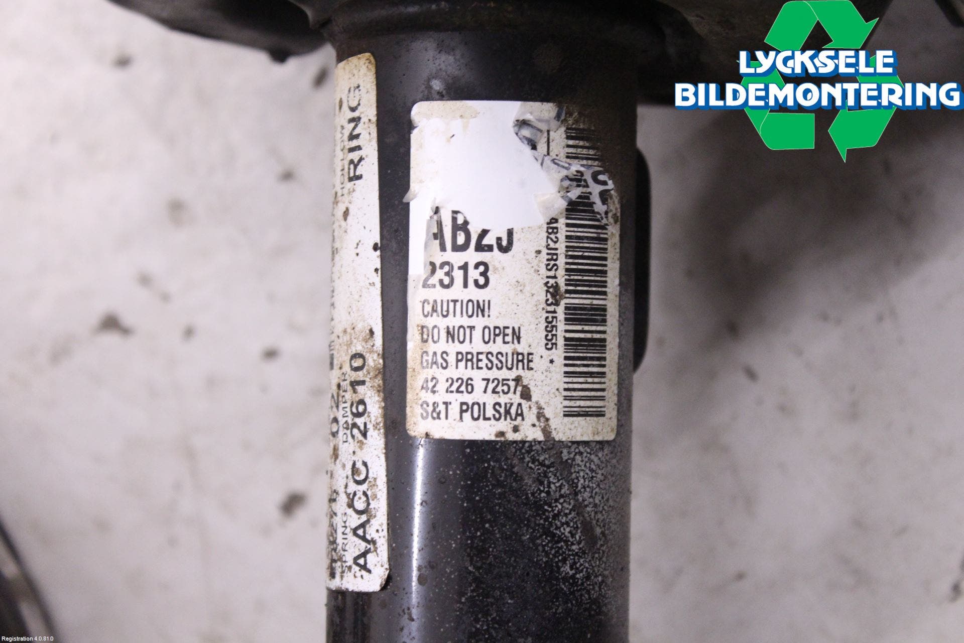 Opel ASTRA J 10-15 Fjäderben Fram Höger