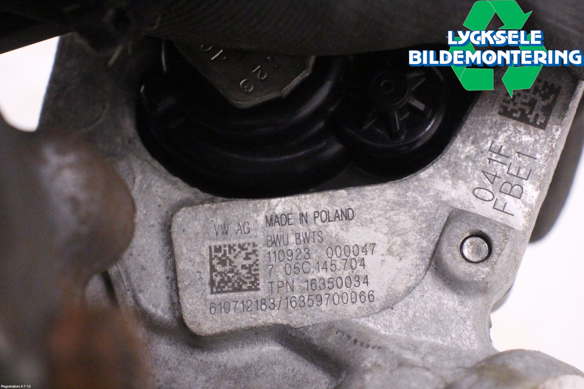 Volkswagen VW TAIGO 22- Turboaggregat