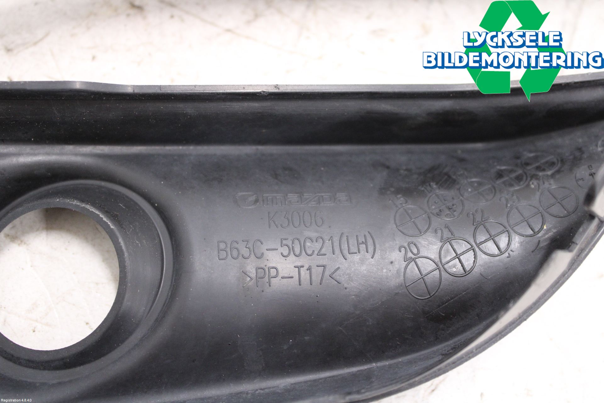 Mazda 3 III 14-19 Dimljussarg Fram