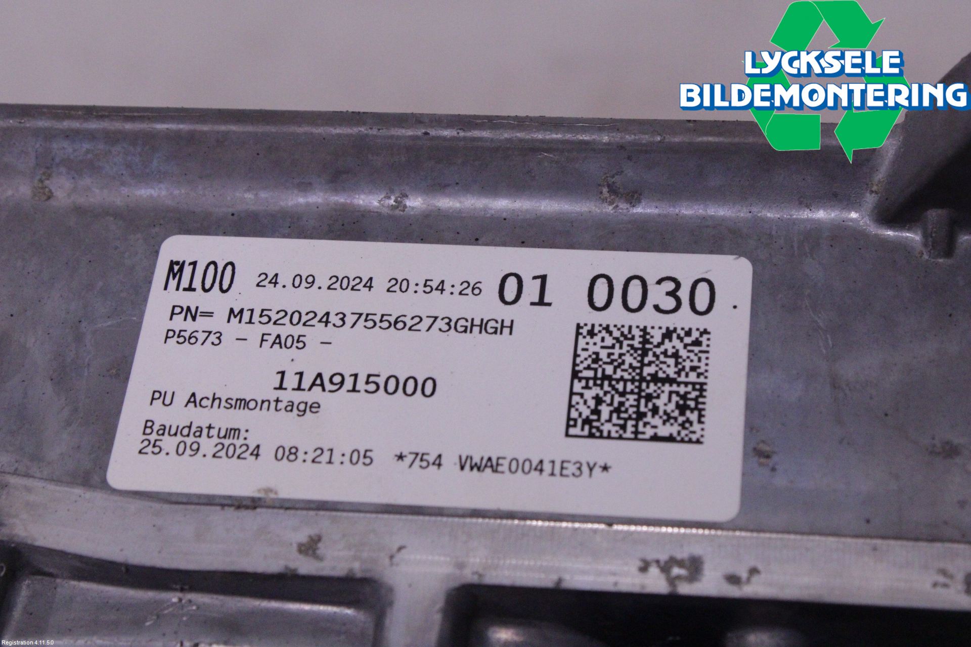Volkswagen VW ID.7/TOURER 24- Batteriladdare Högspänning