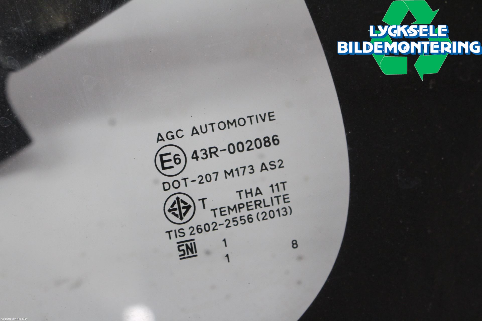 Isuzu D-MAX Dörruta Bak Vänster