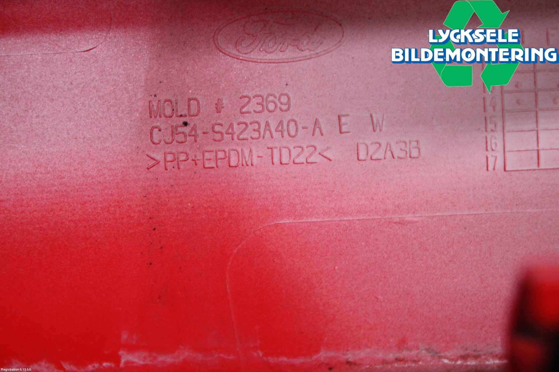 Ford KUGA 13-16 List Bak-Baklucka