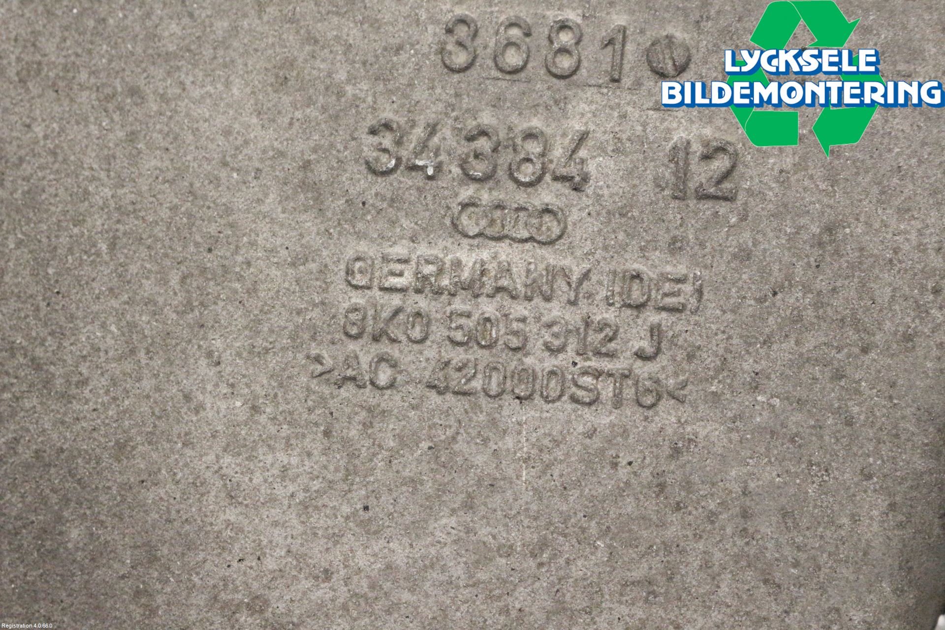 Audi A4 12-15 Bärarm Bak Höger