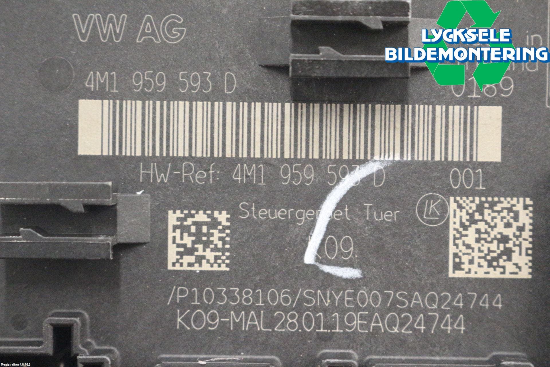 Audi A6 F2/C8 19- Styrenhet Dörr