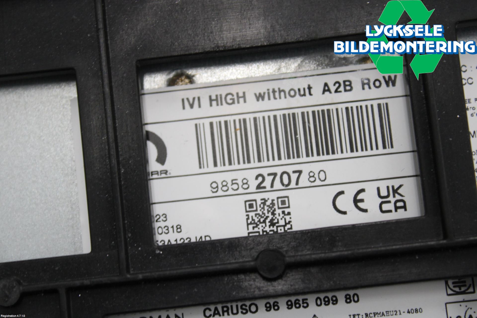 Peugeot 308/E-308 21- Styrenhet Multimedia