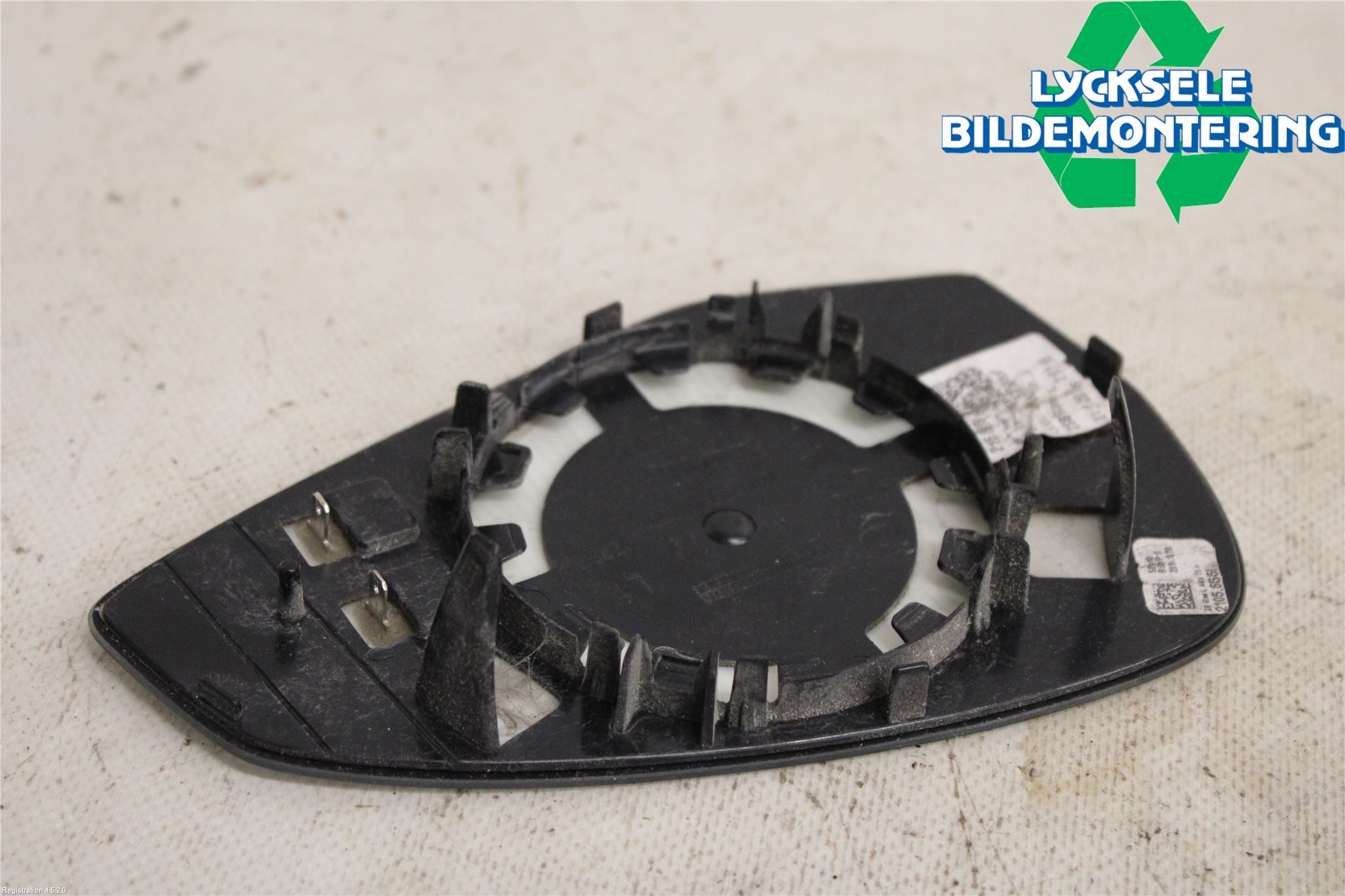 Audi A4/S4 B9 16-19 Spegelglas Vä