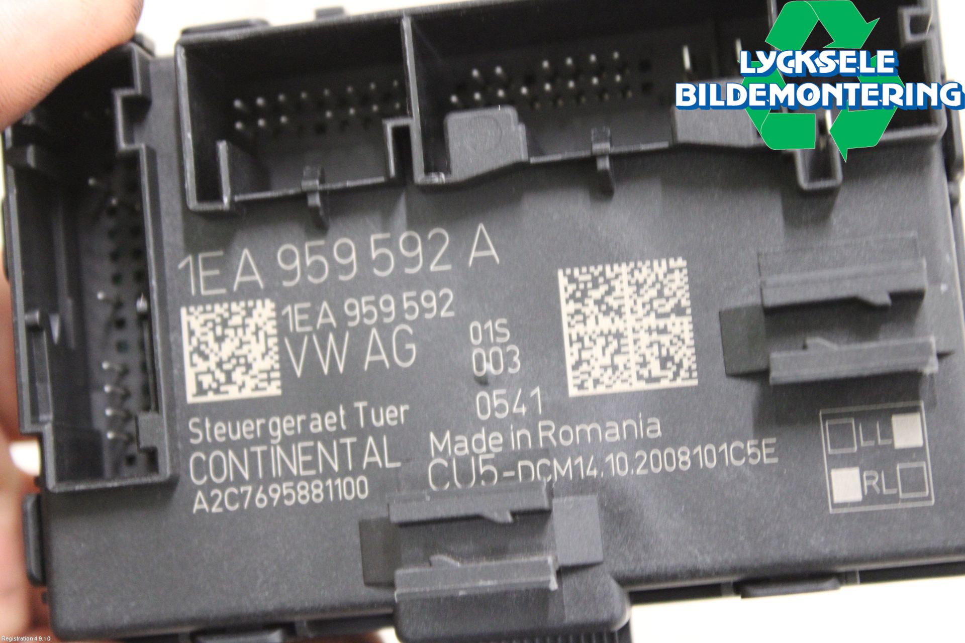 Volkswagen VW ID.3 21- Styrenhet Dörr