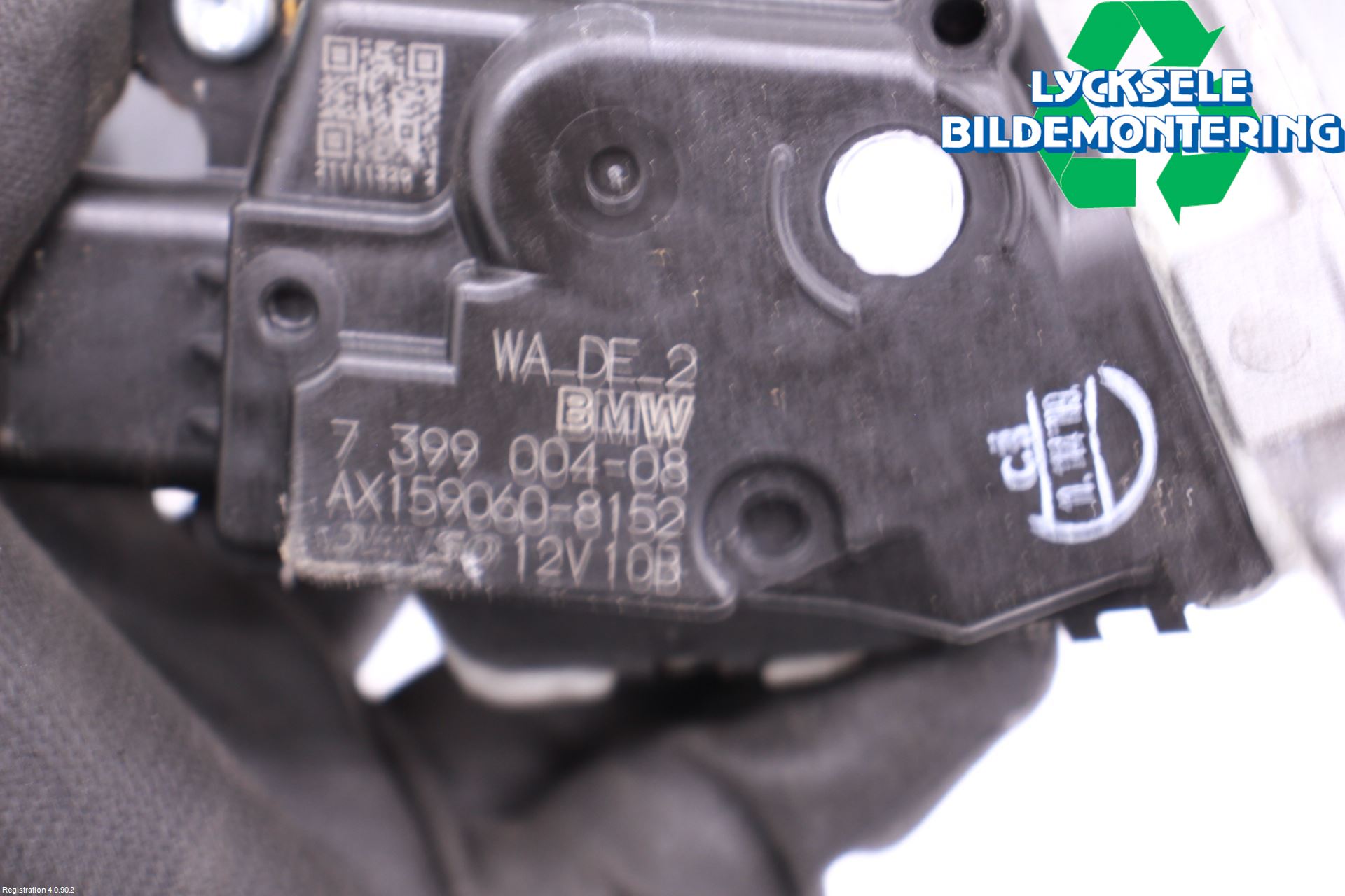 BMW X3 G01 18- Torkarmekanism Vindruta