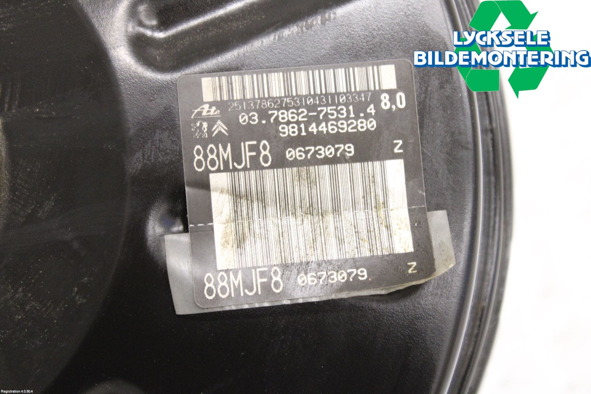 Peugeot 308 14-21 Bromsservo