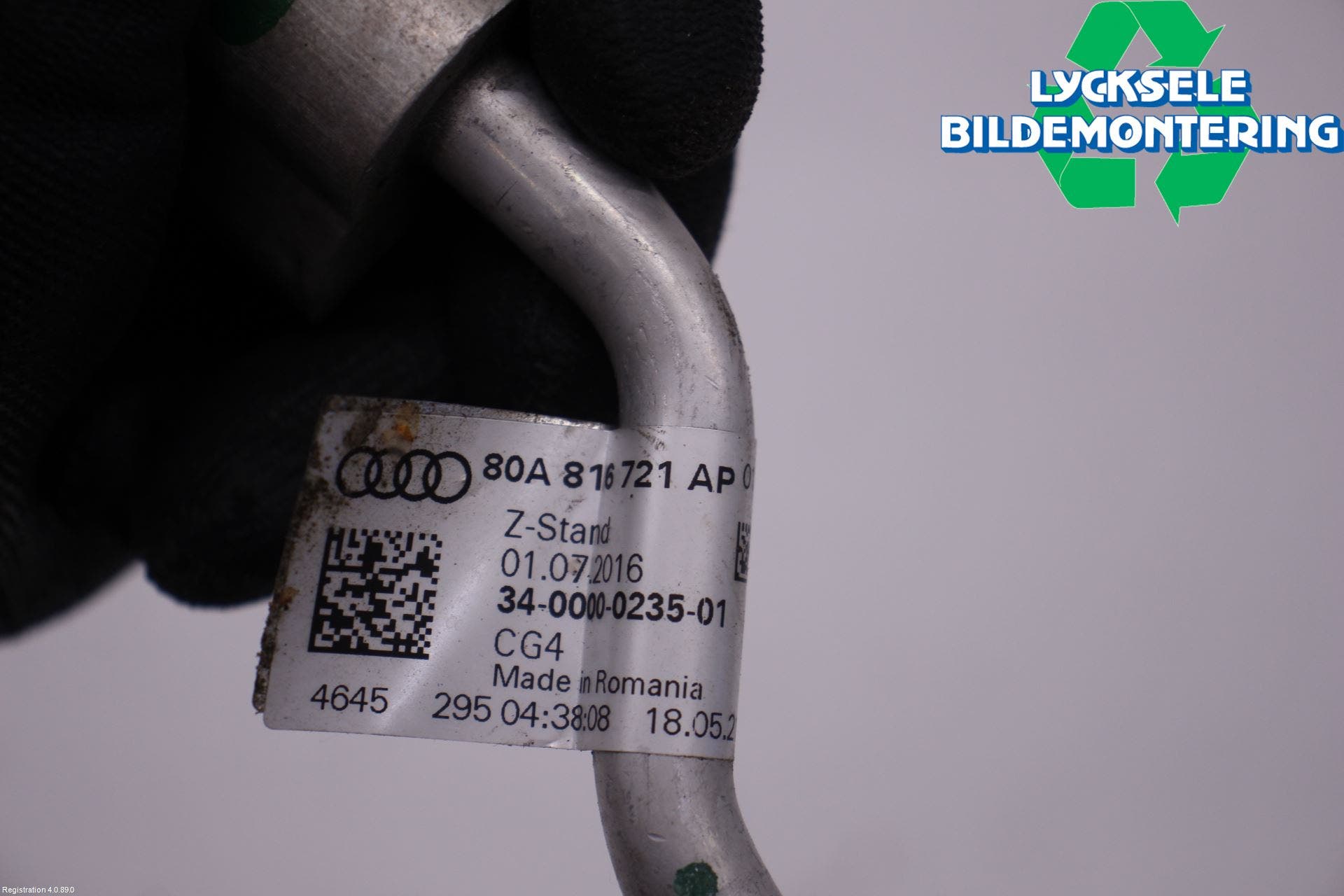 Audi Q5/SQ5 17- Ac Slang-Rör