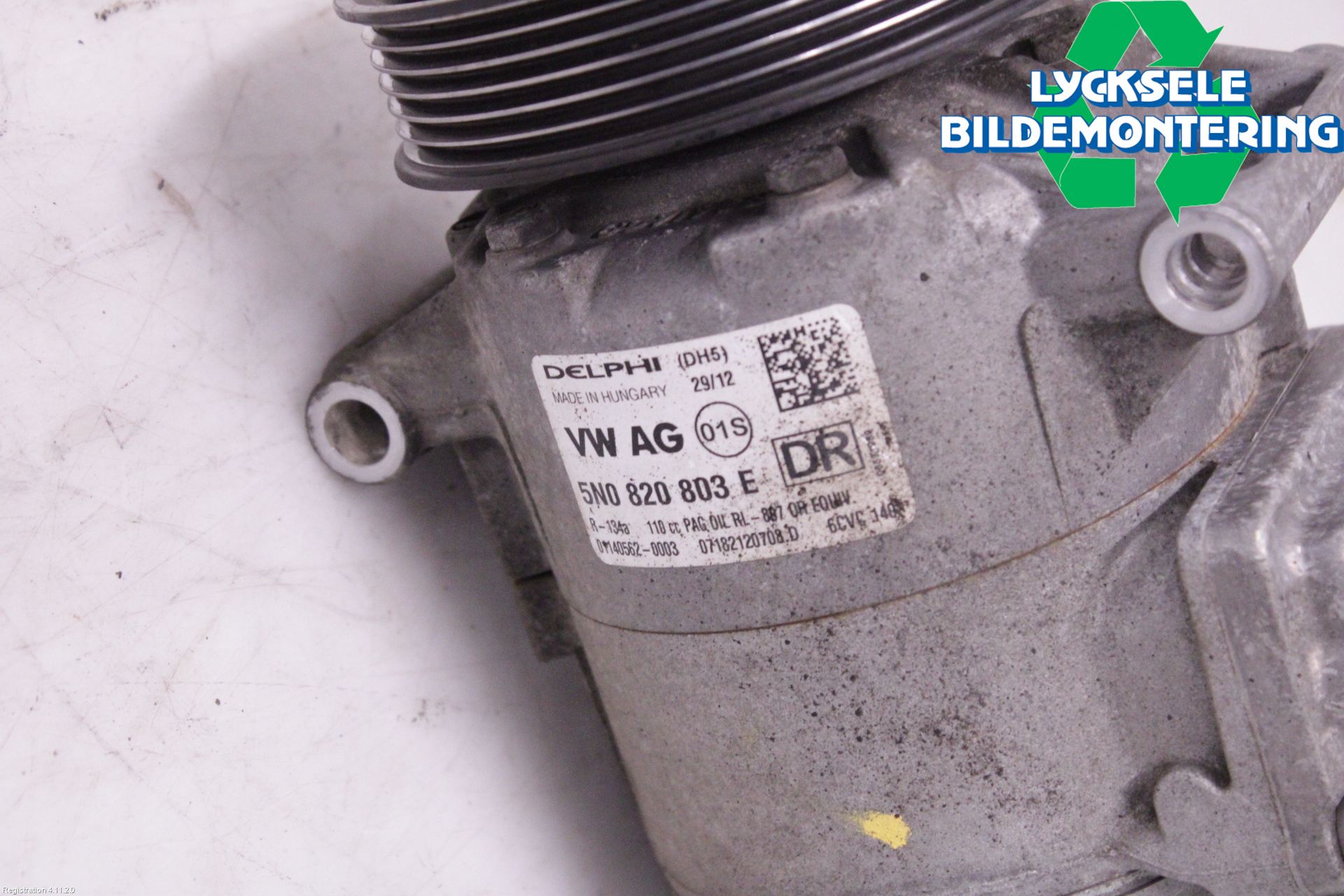 Volkswagen VW PASSAT 11-14 Ac Kompressor