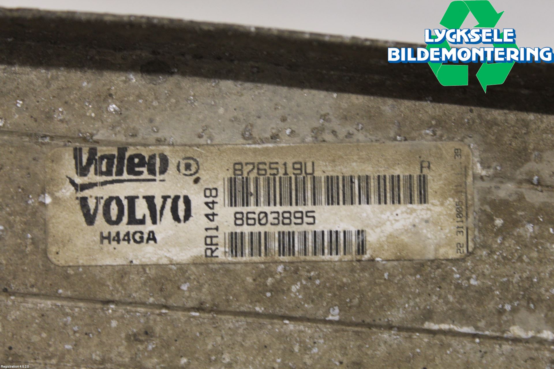 Volvo 760 88-90 Kylare Man