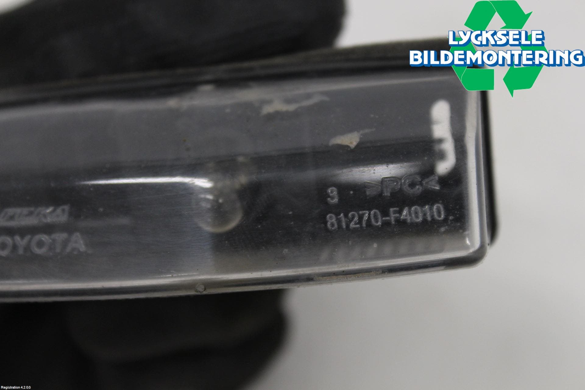 Toyota C-HR 16-23 Skylt Belysning